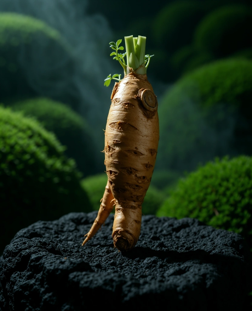 Botanical root representation of physical stability